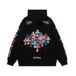 Hoodie Chrome Hearts Multicolor Cross Logo CH079