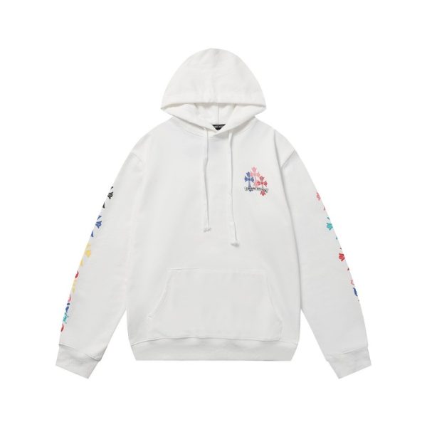 Hoodie Chrome Hearts Multicolor Cross Logo CH079 - Image 4