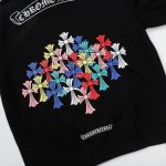 Hoodie Chrome Hearts Multicolor Cross Logo CH079 - Image 7