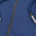 Hoodie Louis Vuitton Zip-Up Blue Edition LV048 - Image 4