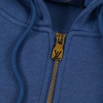 Hoodie Louis Vuitton Zip-Up Blue Edition LV048 - Image 6
