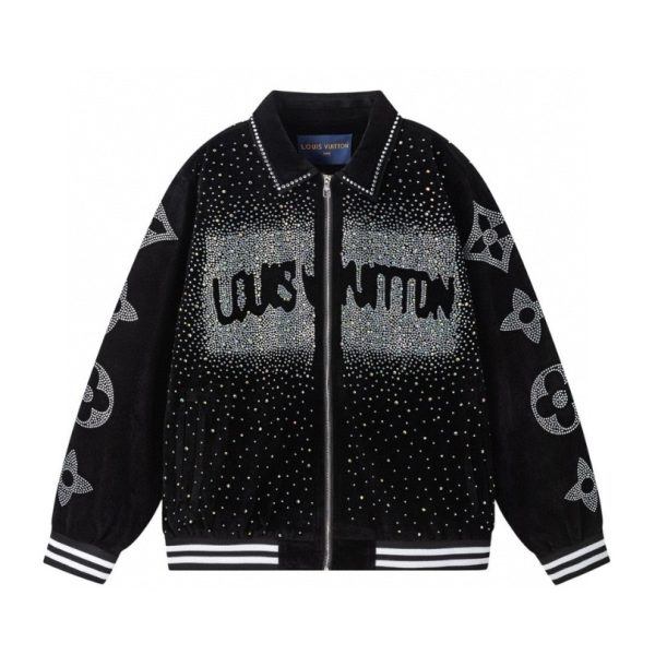 d114159_7759-1.jpg Jacket Louis Vuitton LV Crystal Embellished LV052 - Image 1