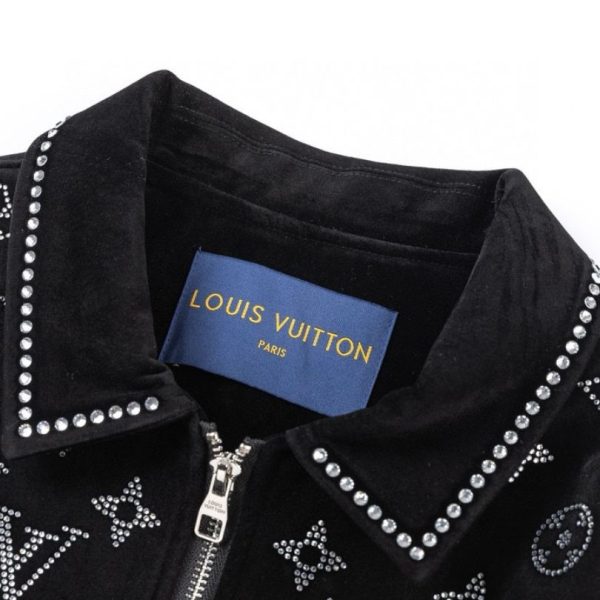 Jacket Louis Vuitton LV Monogram Studded LV053 - Image 8
