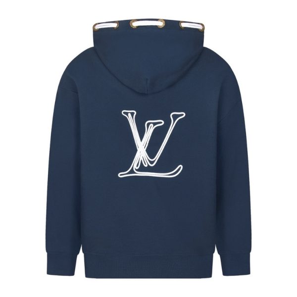 Hoodie Louis Vuitton LV Logo LV055 - Image 3