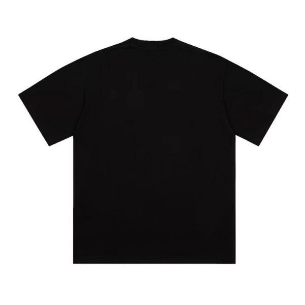 T-shirt Balenciaga BB Pixel Logo Black BL068 - Image 2