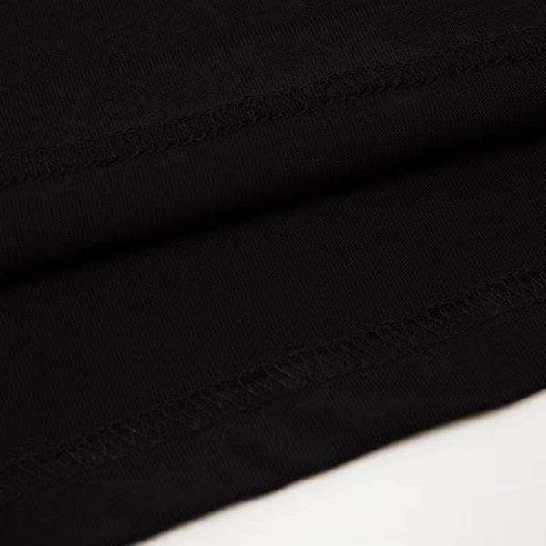 T-shirt Balenciaga BB Pixel Logo Black BL068 - Image 6