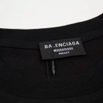 T-shirt Balenciaga BB Pixel Logo Black BL068 - Image 7
