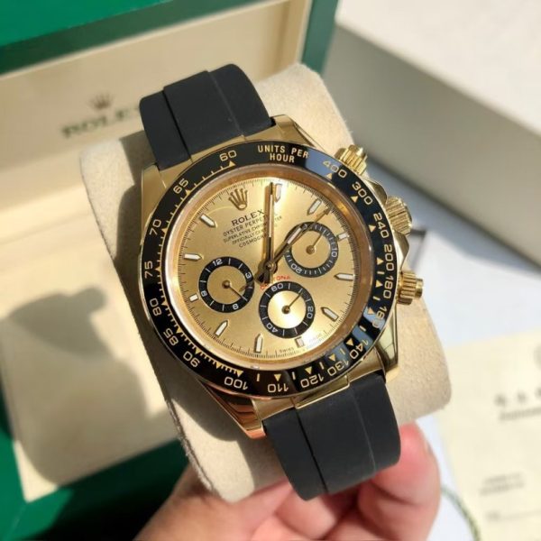 Rolex Daytona Gold Chronograph RLX006 Top Quality - Image 2