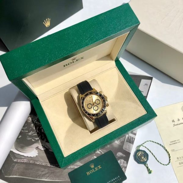 Rolex Daytona Gold Chronograph RLX006 Top Quality - Image 6