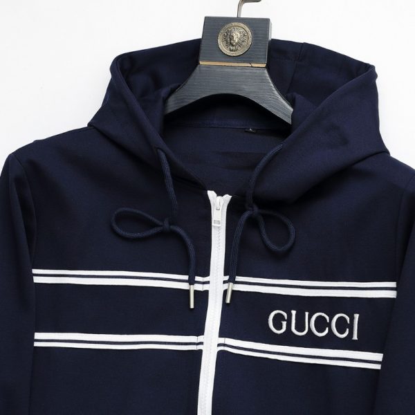 Set Gucci Tracksuit Navy Striped GC104 - Image 3