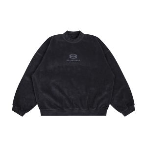 Sweatshirt Balenciaga Logo Black BL069