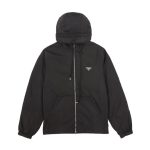 Hooded Prada Wind Breaker Black PD047