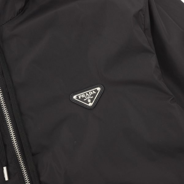 Hooded Prada Wind Breaker Black PD047 - Image 4