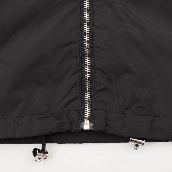 Hooded Prada Wind Breaker Black PD047 - Image 5