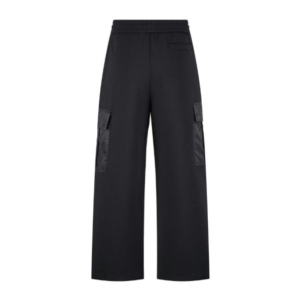 Pants Cargo Prada Black Nylon PD049 - Image 2