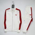 Tracksuit Prada White and Black Red Stripe PD050 - Image 2