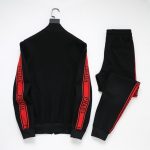 Tracksuit Prada White and Black Red Stripe PD050 - Image 3