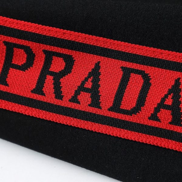 Tracksuit Prada White and Black Red Stripe PD050 - Image 7
