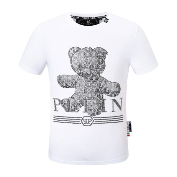 d114524_23886-1.jpg T-shirt Philipp Plein White or Black PP002 - Image 1