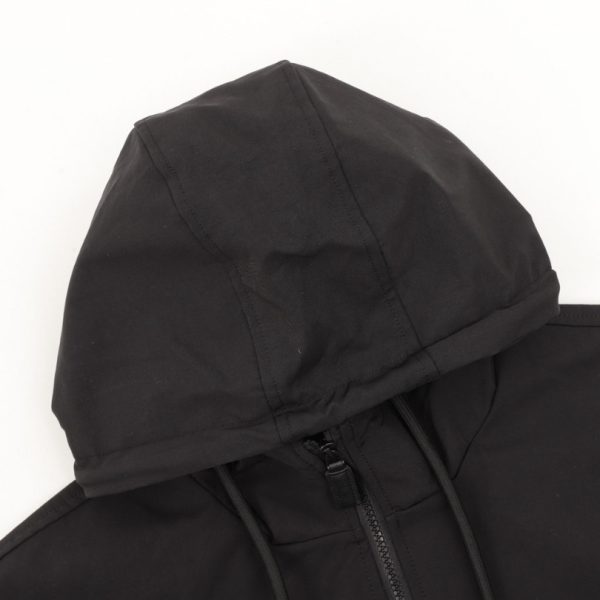 Hoodie Prada Black Milano Logo PD051 - Image 4