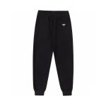 Pants Joggers Prada Black Milano Logo PD052 - Image 2