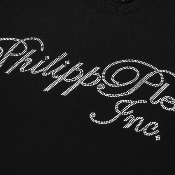 Sweatshirt Philipp Plein Inc Rhinestone Logo PP005 - Image 3