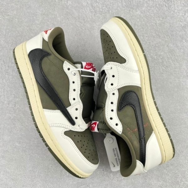 Jordan 1 Low Travis Scott Medium Olive JDN002 - Image 9