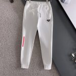 Tracksuit Prada White Full-Zip Casual Set PD055 - Image 3