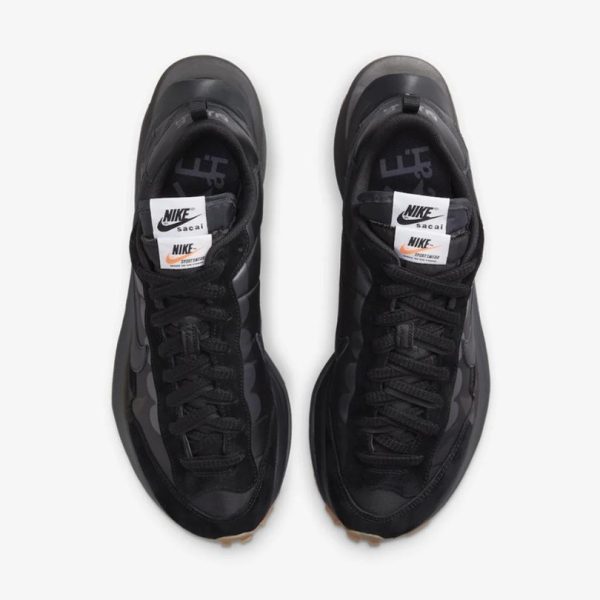 Sacai x Nike VaporWaffle Black and Gum NK006 - Image 4