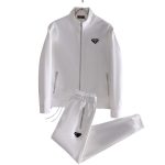 Tracksuit Prada White Full Zip Edition PD056 - Image 2