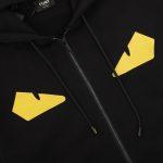 Hoodie Fendi Eyes Graphic Zip FE002 - Image 3