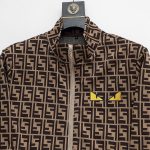 Set Tracksuit Fendi FF Monogram Beige FE006 - Image 4