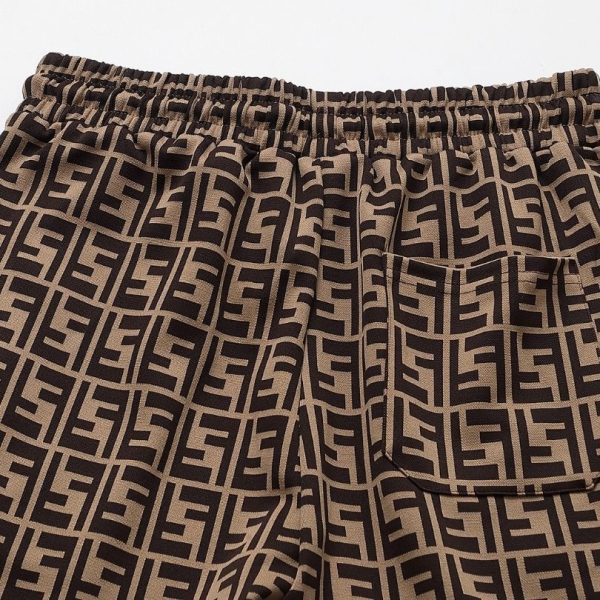 Set Tracksuit Fendi FF Monogram Beige FE006 - Image 7