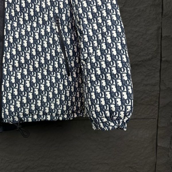 Jacket Christian Dior Monogram Hooded Puffer DO066 - Image 9