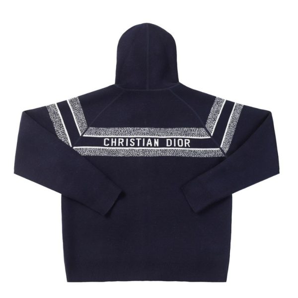 Hoodie Christian Dior Monogram Knit Jacket DO067 - Image 6