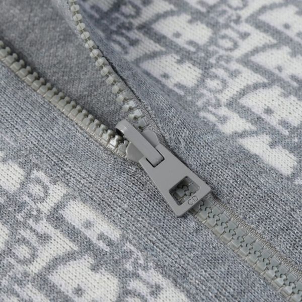 Hoodie Christian Dior Monogram Knit Jacket DO067 - Image 11