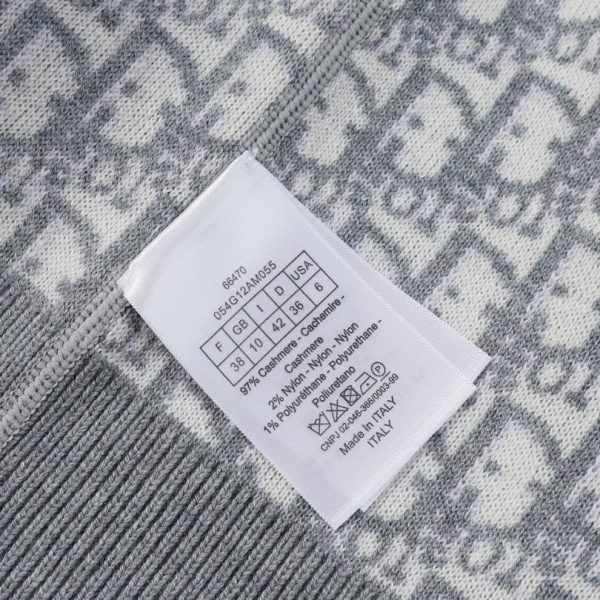 Hoodie Christian Dior Monogram Knit Jacket DO067 - Image 13