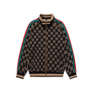 Jacket Track Gucci GG Monogram Black GC105