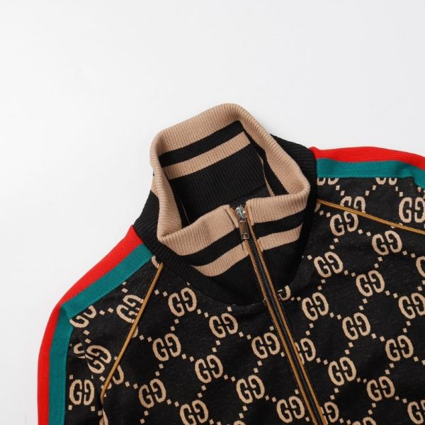 Jacket Track Gucci GG Monogram Black GC105 - Image 5