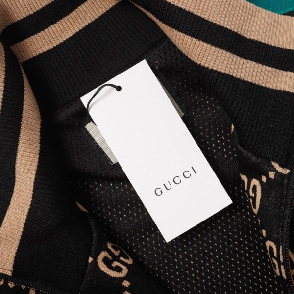Jacket Track Gucci GG Monogram Black GC105 - Image 11