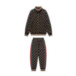 Set Tracksuit Gucci GG Monogram Black GC107