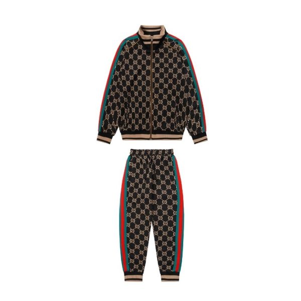 d115180_14797-1.jpg Set Tracksuit Gucci GG Monogram Black GC107 - Image 1