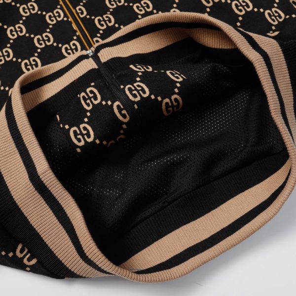 Set Tracksuit Gucci GG Monogram Black GC107 - Image 4