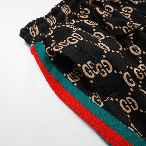 Set Tracksuit Gucci GG Monogram Black GC107 - Image 8