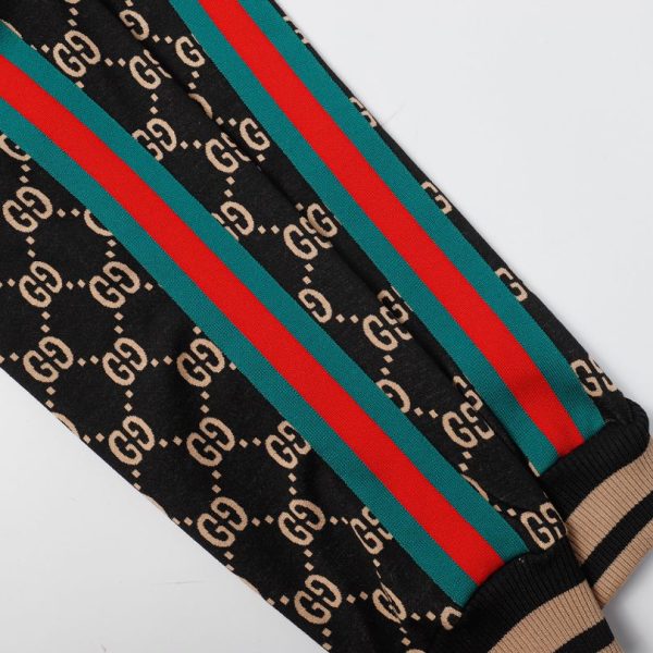 Set Tracksuit Gucci GG Monogram Black GC107 - Image 11