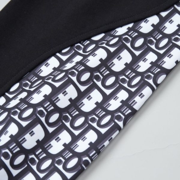 Pants Track Dior Monogram Black DO067 - Image 6