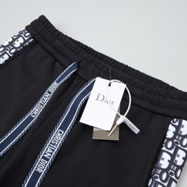 Pants Track Dior Monogram Black DO067 - Image 7