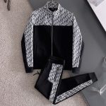Set Tracksuit Dior Monogram Black DO068
