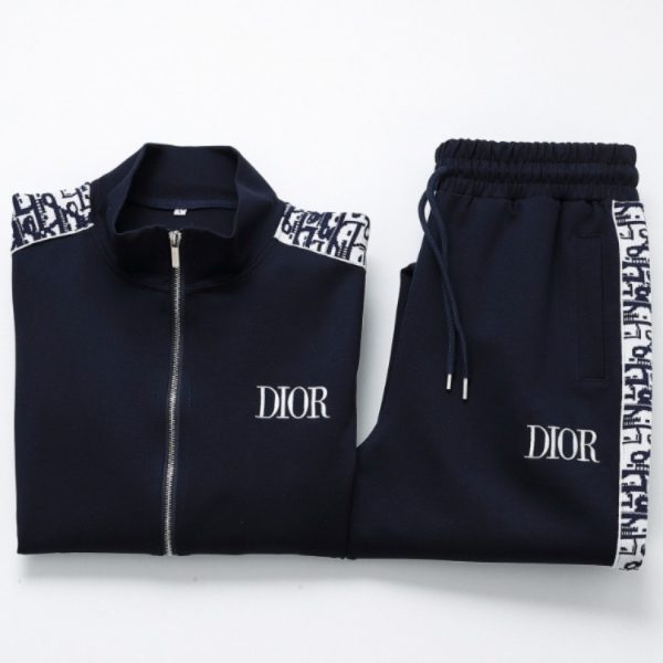 Set Dior Monogram Track Jacket and Pants DO069 - Image 3