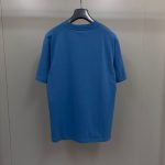 T-shirt Dior Logo Blue DO070 - Image 2